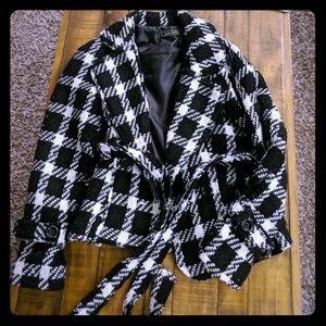 Love Stitch Checker Jacket